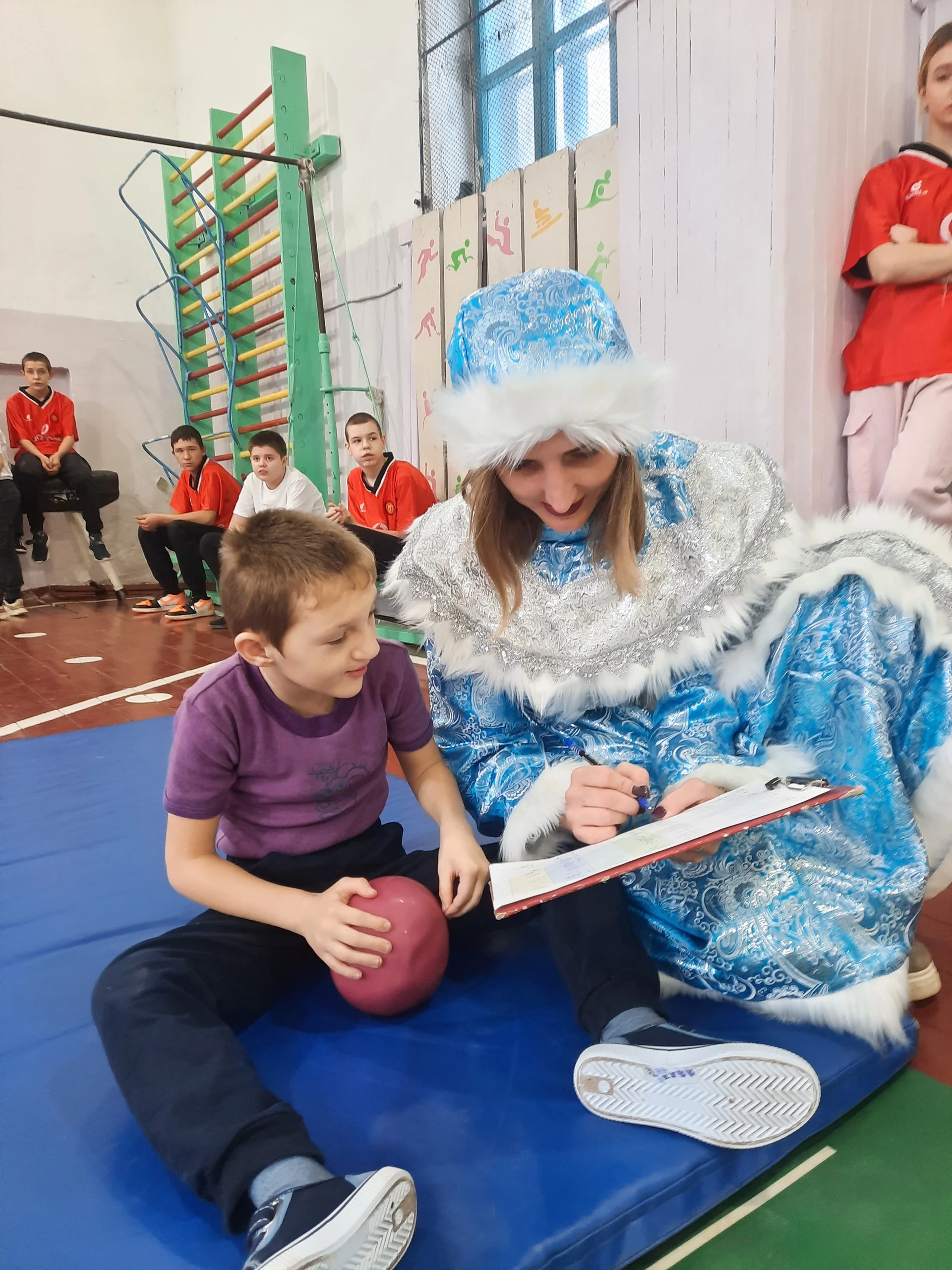 Представители движения ГТО на площадке тестирования