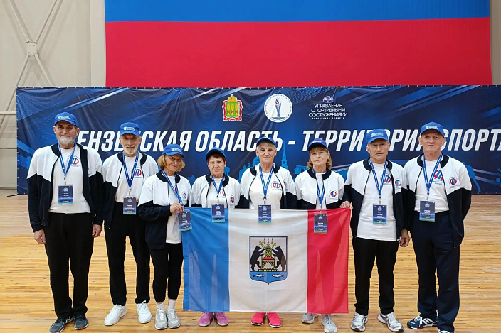 Команда из Новгородской области второй год подряд становится сильнейшей в ГТО на XI Спартакиаде пенсионеров России в Пензе!